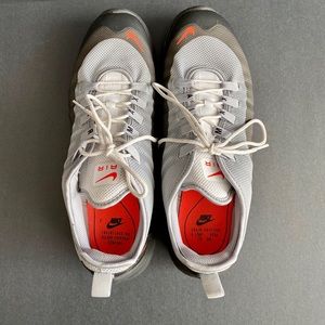 Nike White and Orange Athletic Shoes